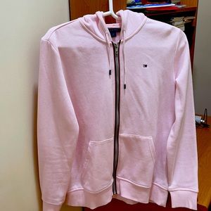Women’s Tommy Hilfiger Baby Pink Zip down sweater